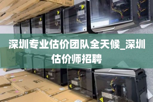 深圳专业估价团队全天候_深圳估价师招聘